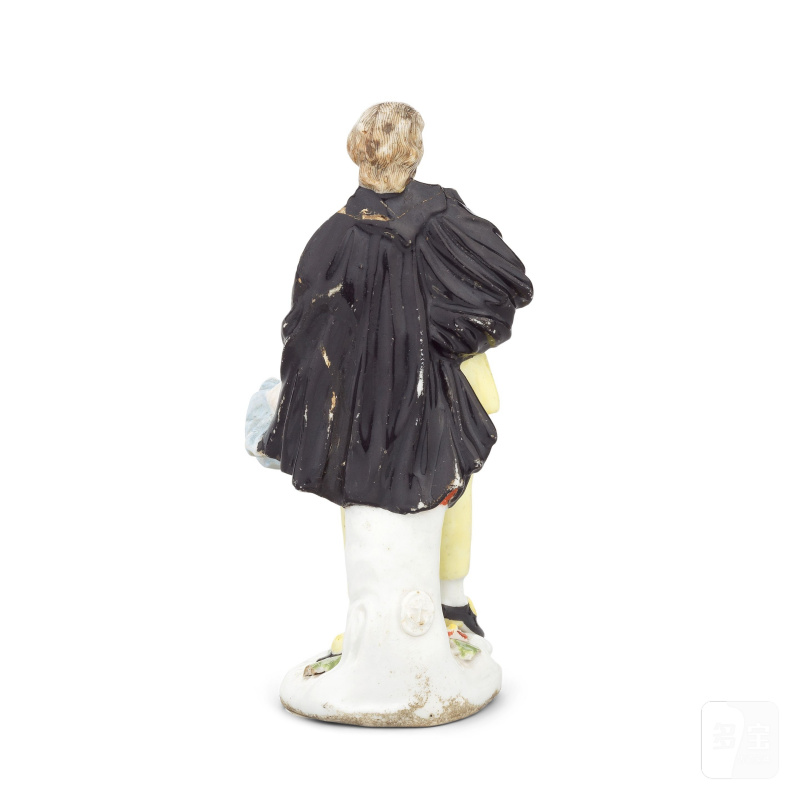A rare Chelsea Commedia dell'Arte figure of Scapin, circa 1752 - 图5